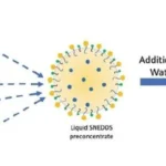 Illustration of self‑nanoemulsifying drug delivery system (SNEDDS) improving dissolution and absorption.